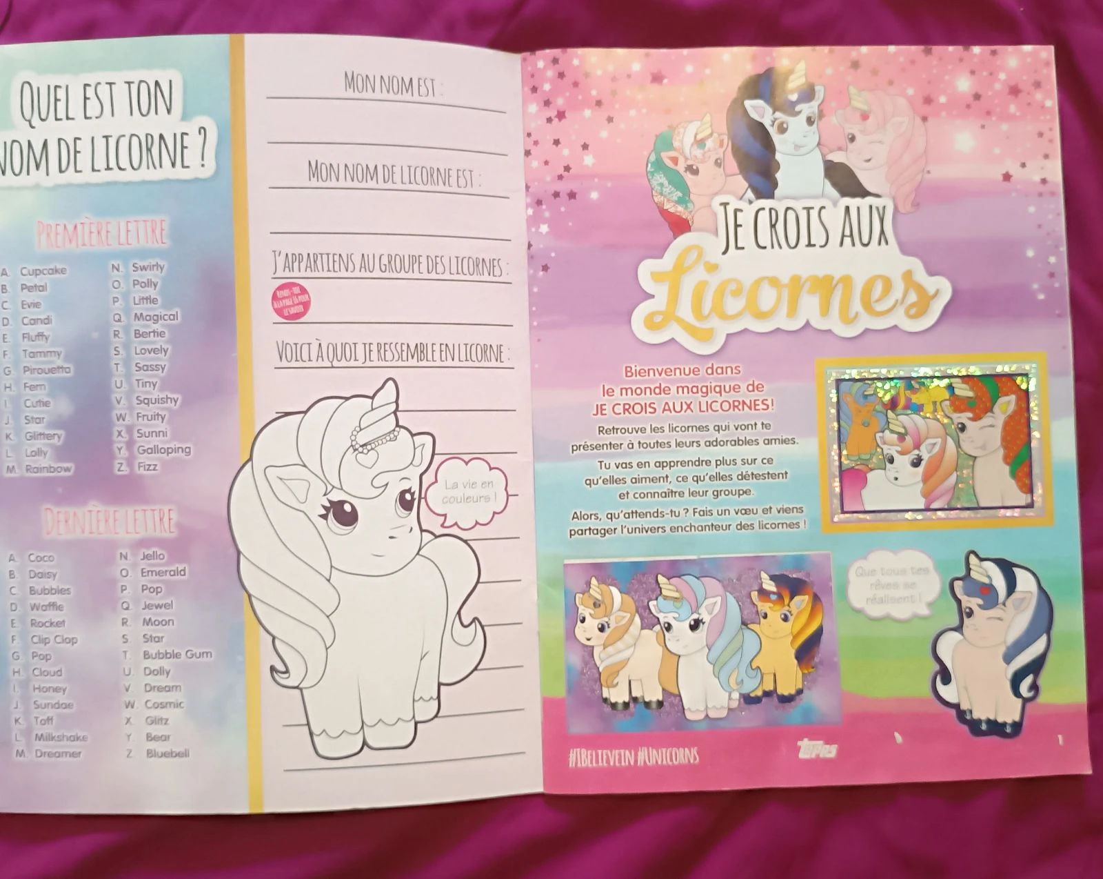 Album I Believe in Unicorns topps – photo 3